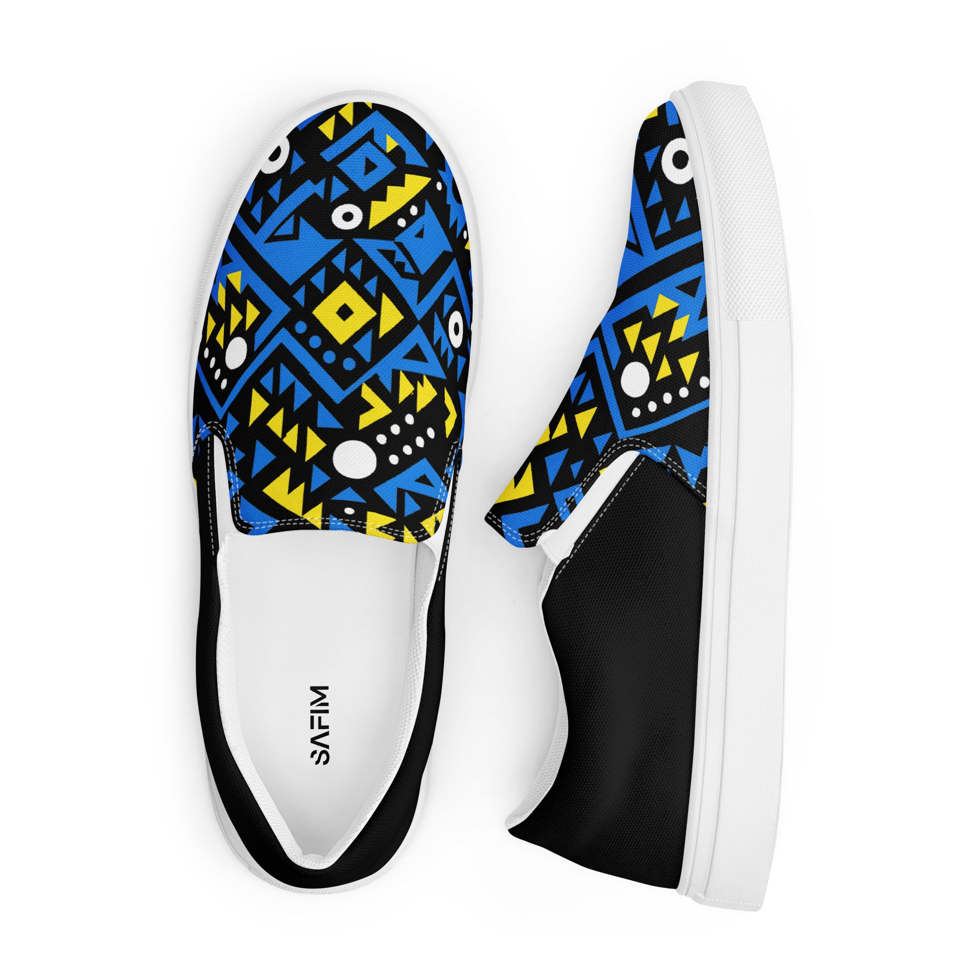 SAFIM Blue Samakaka Slip-on